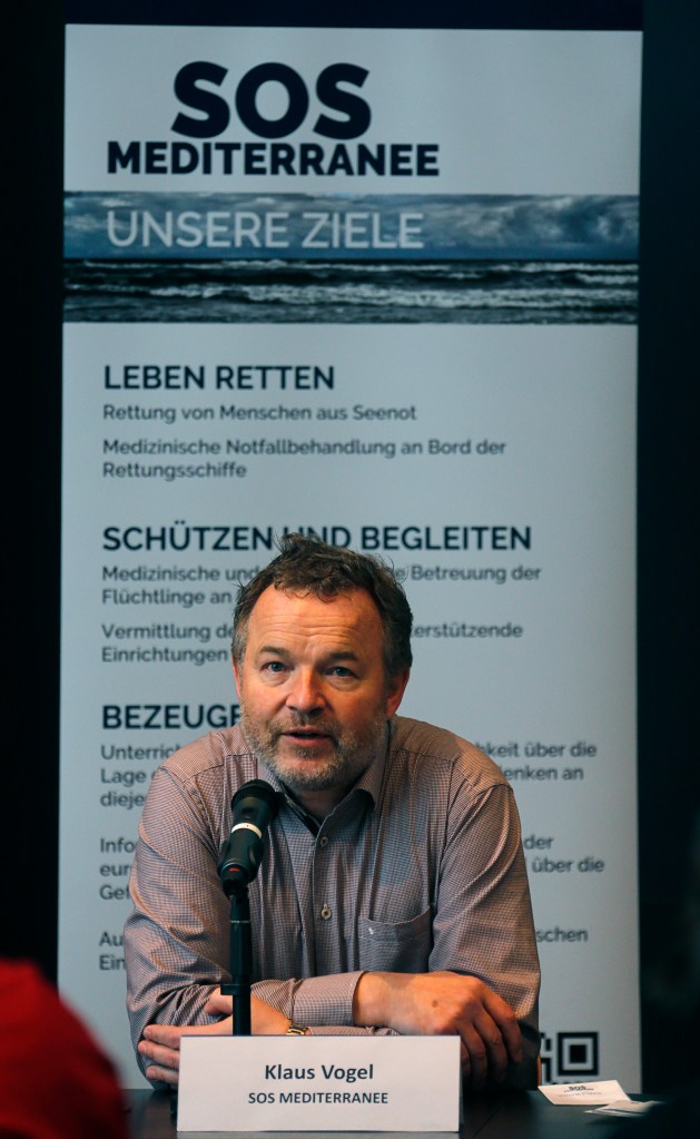 Klaus Vogel, Gründer von SOS Mediterranee © Patrick Bar